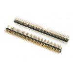 2.0mm Male Round Pin Header Dual Row PCB Connector Machined Pin Header for sale