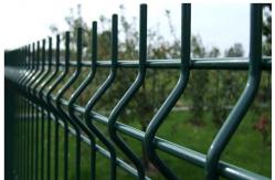 China 2.4m Green 3D Welded Wire Fence PVC Plastic Coated Wire Fencing supplier
