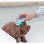 Plastic Soft Pet Wash Brush Silicone  Dog Shower Brush for sale