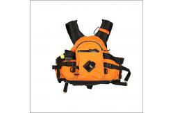 China White Water Boat Inflatable Life Jackets High Strength Nylon 3D Design supplier