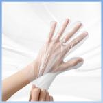 Tear Resistant Clear Plastic Transparent Disposable Gloves PE Polythene Gloves