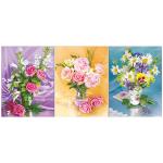 Decoration Flower Pictures Custom Lenticular Printing PET Printing for sale