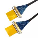 OEM ODM VDE SAA CB 40 Pin Lcd Cable Ipex 40pin 20633-240T-01S for sale
