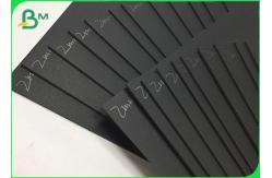 China 1mm 2mm 20PT Thick Recycled Black Hard Cardboard Sheets For Box Liner supplier