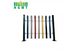 China 1.8m High Powder Coating Galvanized Palisade Fencing D Section Pale supplier
