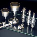 original and 100% new glass diamond drill bit with countersink factory price custom made for sale