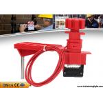 Multi Purpose Red Valve Lock Out Industrial Steel Nylon Material for sale