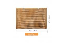 China 12 x 9.5 Inch BBQ Mesh Grill Bags  Reusable Grilling Pouches supplier
