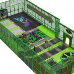 Ultimate Indoor Fun Exciting Trampoline Park With Adventure Obstacle Course for sale