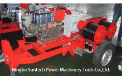 China Steel Electric Cable Winch Puller / Portable Electric Winch For Cable Pulling supplier