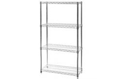 China Adjustable Steel Wire Shelving With Coated Customizable Tires 800bls For Storage supplier