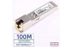 China Gigabit Electrical Sfp Rj45 Transceiver 10G Transceiver Modules SFP-GE-T supplier