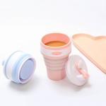 Reusable 350ML Collapsible Silicone Coffee Cup BPA Free for sale