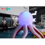 LED Jellyfish Hanging Inflatable Octopus Puppet For Advertising Decoration