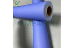 China 610mm x 50m A0 A1 80GSM Purplish Blue CAD Plotter Paper Roll supplier