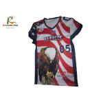 Outdoor Sports Polyester Soccer Jerseys , Custom Team Jerseys With Name / Number for sale