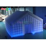 Multipurpose Outdoor Inflatable White Tent For Wedding Party Advertising Fire Retardant for sale