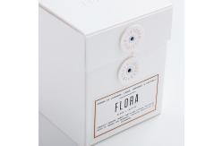 China Luxury Small White Cardboard Candle Boxes With Custom Logo Design supplier