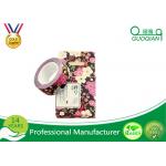 Custom Printed BOPP Stationery Tape DIY Washi Paper Tape Acrylic Adhesive