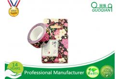 China Custom Printed BOPP Stationery Tape DIY Washi Paper Tape Acrylic Adhesive supplier