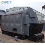 DZH Solid Fuel Fired Steam Boiler 1 Ton Industrial Coal Biomass Wood Pellet Chip Firewood for sale