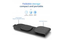 China Apple Devices Folding Qi Charger 15W Qi Wireless Charger 3 Modes Simultaneously Charge supplier