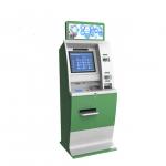 Multifunction Bill Payment Kiosk System With Card Reader And Cash Dispenser for sale