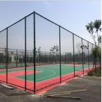 100*100mm Opening 10ft Height Knuckled Chain Link Fence ISO9001 Certification for sale