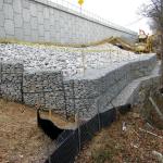 China 80*100mm Zinc Coated Gabion Box Wire Retaining Wall Cages For River Protection for sale