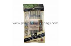 China Printed Resealable Aluminum Foil Cigar Wrap Bag With Zipper supplier