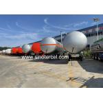 Q235 Carbon Steel Fuel Tank Semi Trailer With One Compartment For Bulk Transport for sale