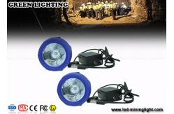 China ABS Light Weight LED Mining Light , Professional Miner Cap Lamp with 6000Lux supplier