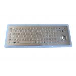 107 Keys Industrial Trackball Keyboard IP67 Panel Mounted Dynamic for sale