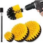 5 Pcs Drill Cleaning Brush Cordless Screwdriver Accessories For Car, Rims, Tiles for sale