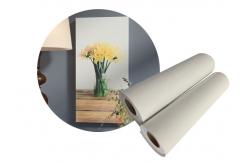 China 360gsm Poly Cotton Canvas Roll For Inkjet Aqueous Pigment Dye Ink Printing supplier