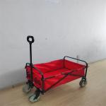 Easy Folding Beach Wagon 600D PVC Folding Wagon For Groceries Small Wheel Size for sale