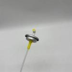 Button Actuator Silver Aluminum Spray Rate One Inch Air Freshener Metered  Valve Actuator for sale