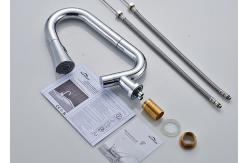 China 360 Degree Rotation Kitchen Basin Faucet Double Mode ROVATE With Brass Body supplier