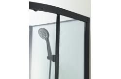 China Stylish Shower Room And Black Frame With Tray And Roof For Modern supplier