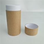 Recycled Paper Box Packaging Cardboard Tube For Tea Leave / Cosmetic Glass Bottle for sale