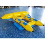 Towable Inflatable Flying Fish , Inflatable Banana Boat 2.8 * 2.6 Meter for sale