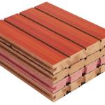 Fireproof Veneer Sound Absorbing Boards For Walls And Ceilings 2440mm * 133 mm for sale