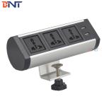 Cable 1.5m Desktop Power Socket With Mounting Bracket 3 Power Dual Usb Charger for sale