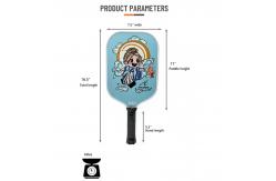 China 13mm Pickleball Paddle Honeycomb Core Pickleball Paddle Cartoon supplier