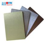 Anodized 0.08mm Brushed Aluminum Composite Panel Sheet Cladding 1220mm LDPE Core for sale