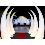 inflatable LED ivory tusk arch