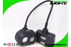 China 334lum OLED Screen LED Miners Cap Lamp Dual Beam USB Charging 10.4Ah supplier