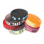 Rose Jacquard Elastic Ribbon 35mm Polyester Webbing Customized