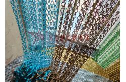 China Double Hook Aluminium Chain Door Fly Screen Curtain Various Patterns supplier