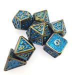 Wear Resistant Dice Practical Polyhedral pokemon Metal Dice Sets for sale
